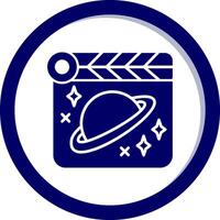 Space Film Vecto Icon vector