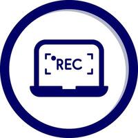 Recording Vecto Icon vector