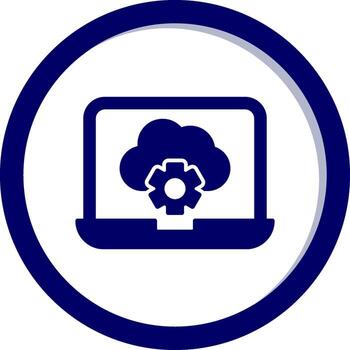 Cloud Computing Vecto Icon vector