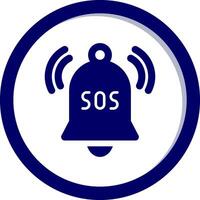 Sos Emergency Vecto Icon vector