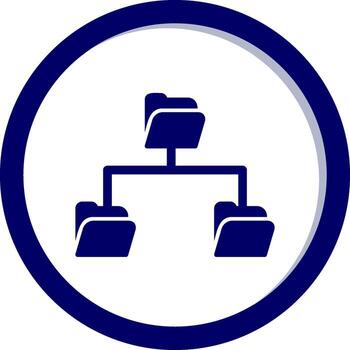 Folder Data Sharing Vecto Icon vector