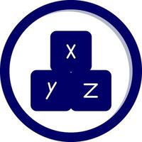 alfabeto vecto icono vector