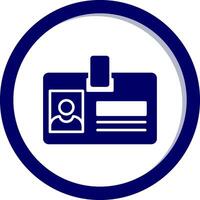 Identity Card Vecto Icon vector