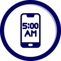 Smartphone Alarm Vecto Icon vector