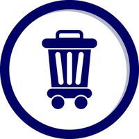 Trash Bin Vecto Icon vector