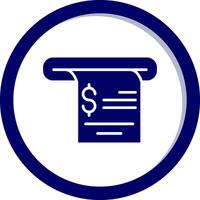 Receipt Vecto Icon vector