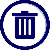 Dustbin Vecto Icon vector