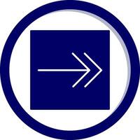 Right Arrow Vecto Icon vector