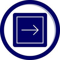 Right Arrow Vecto Icon vector