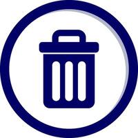 Trash Bin Vecto Icon vector