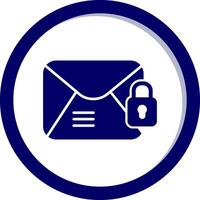 Email Encrypted Vecto Icon vector