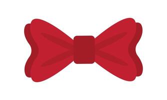 Vector bow tie illustrations on white background