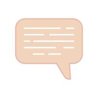 Vector illustration of speech bubble