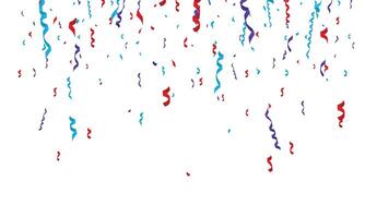 vector realistic confetti background concept