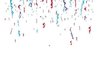 vector realistic confetti background concept