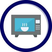 Microwave Oven Vecto Icon vector