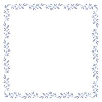 Vector beautiful floral frame latest design element