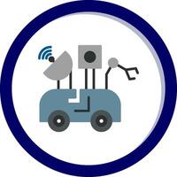 Moon Rover Vecto Icon vector