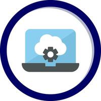 Cloud Computing Vecto Icon vector