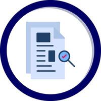 Work File Search Vecto Icon vector