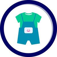 Dungarees Vecto Icon vector