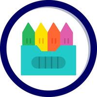 Crayon Vecto Icon vector