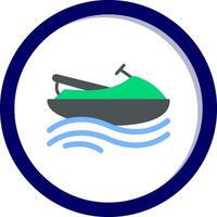 Jetski Vecto Icon vector