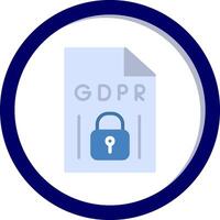 GDPR Vecto Icon vector