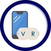 Virtual Reality Vecto Icon vector