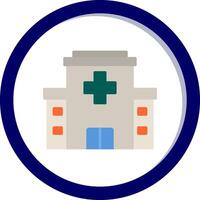 Hospital Building Vecto Icon vector