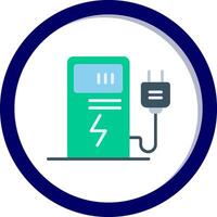 Electric Charge Vecto Icon vector