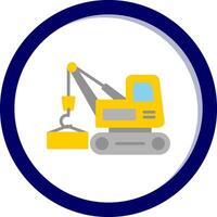 grua vecto icono vector