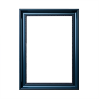 AI generated Square Frame Isolation on Clear Background png