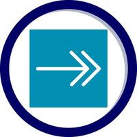 Right Arrow Vecto Icon vector