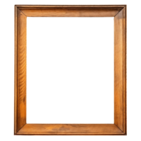 AI generated Square Cut Out Picture Frame, Transparent Background png