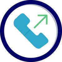 Outgoing Call Vecto Icon vector