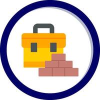 Construction Portfolio Vecto Icon vector