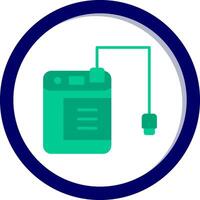 External Hard Drive Vecto Icon vector