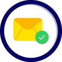Email Deliverd Vecto Icon vector