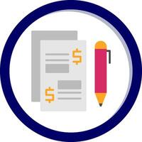 Paid Articles Vecto Icon vector