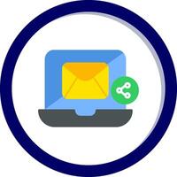 correo electrónico compartir vecto icono vector