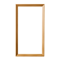 AI generated Sleek Square Frame on a See Through Background png