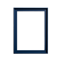 AI generated Contemporary Square Cutout, Picture Frame in Transparency png
