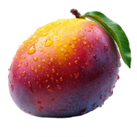 AI generated Sharp and Clear, Isolated Mango on a Transparent Canvas png
