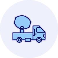 Cement Truck Vecto Icon vector