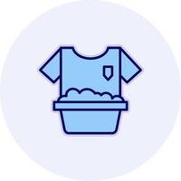 Lavado ropa vecto icono vector