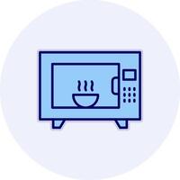 Microwave Oven Vecto Icon vector