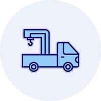 Crane Truck Vecto Icon vector