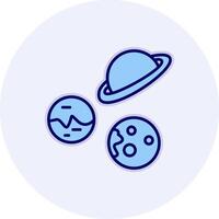 Planets Vecto Icon vector