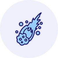 Meteor Vecto Icon vector